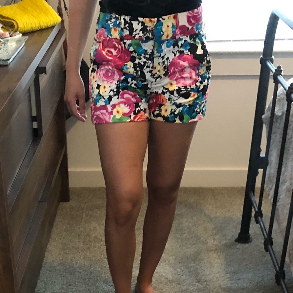 Colorful Floral Shorts